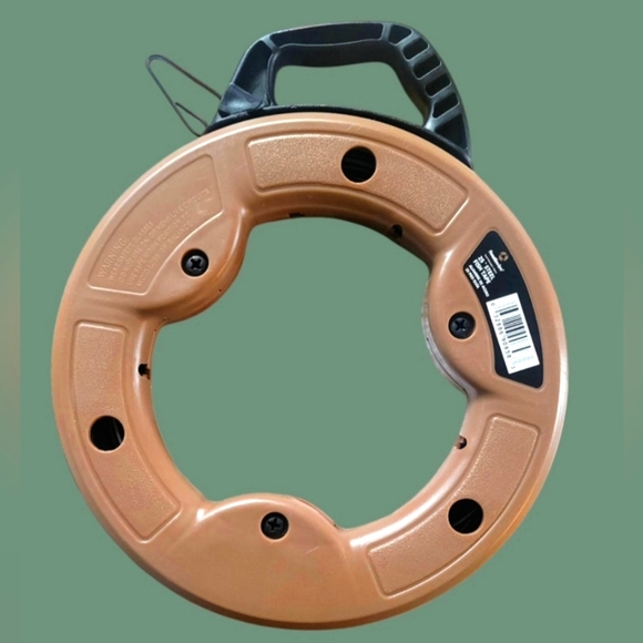 SOUTHWIRE STEEL FISH TAPE(FTS1/8-25) 1/8" 25' FLAT STEEL ELECTRICIAN FISH TAPE - Picture 1 of 6